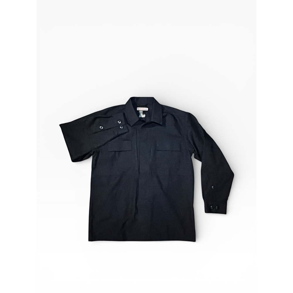 5.11 Tactical Series Men Medium Utility Shirts Multi pockets L/S Black Shacket
